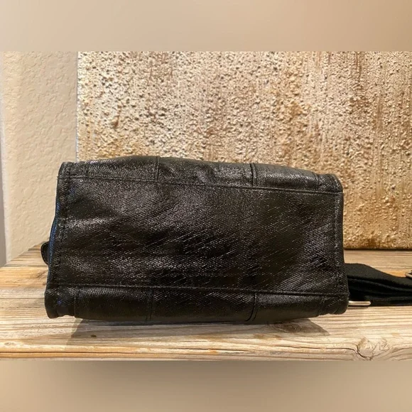 LIKE NEW Urban Outfitters Sold Out BDG Serena Coated Denim Mini Tote Bag - Black - Picture 8 of 16